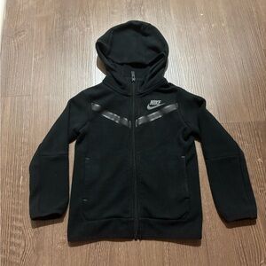 Nike Kids Black Full-Zip Hoodie